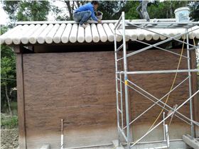 混凝土著色劑應用于小屋