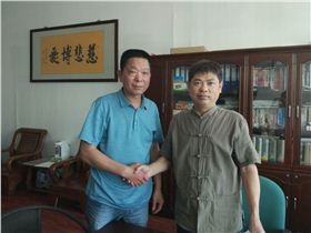 西安代理程總與金潤(rùn)地坪張總