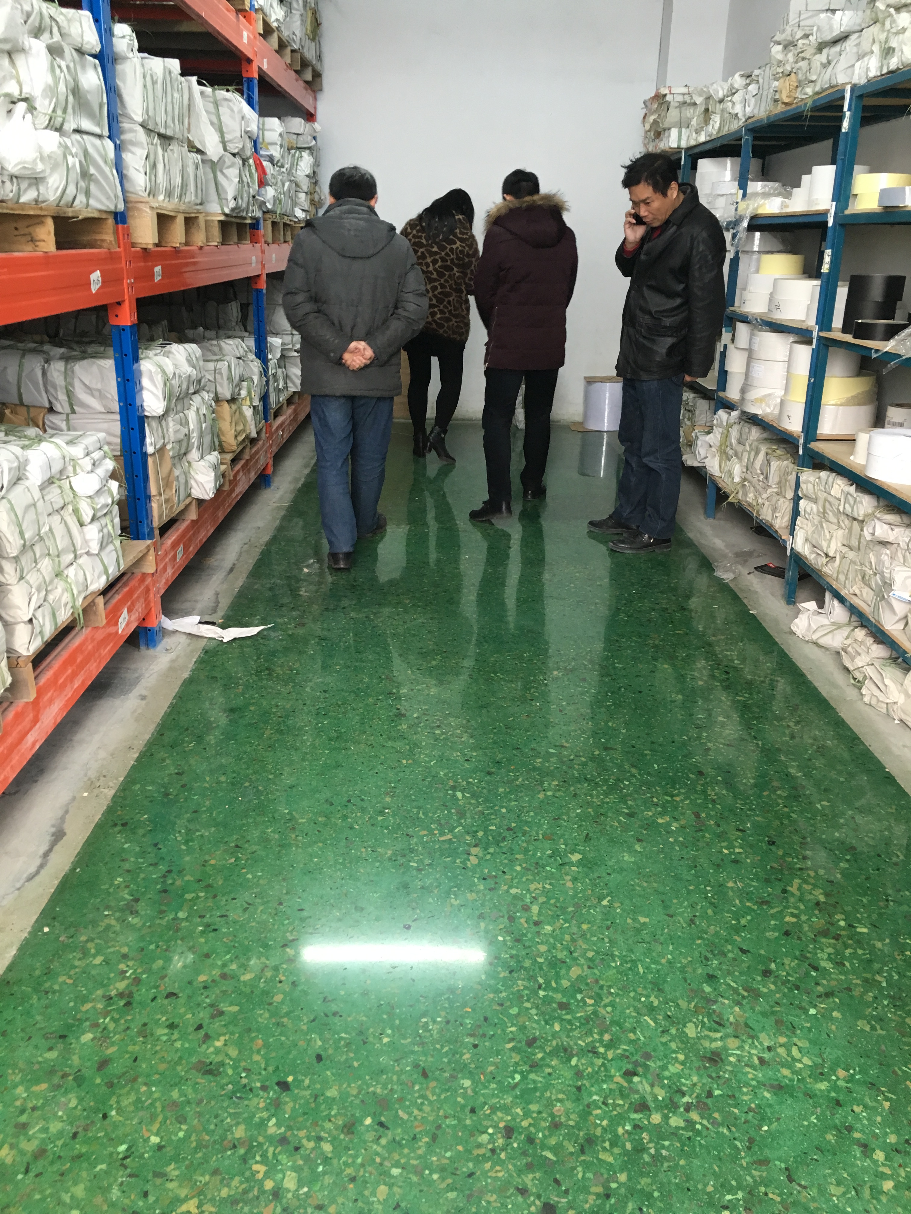 通道混凝土著色地坪參觀