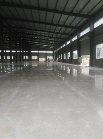 地面起砂處理過后，亮麗如新