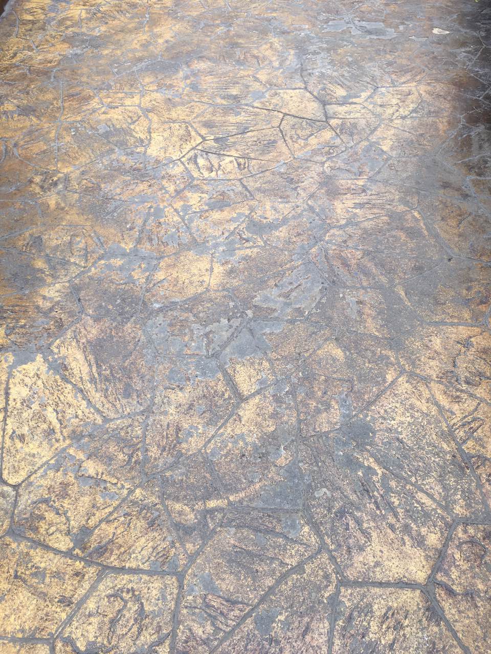 壓花地坪老工藝