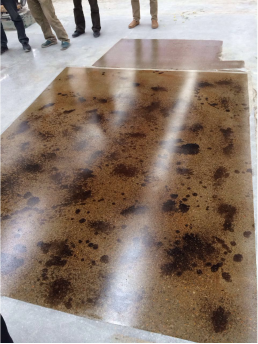 混凝土著色劑仿古實(shí)操成果展示